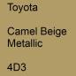 Preview: Toyota, Camel Beige Metallic, 4D3.